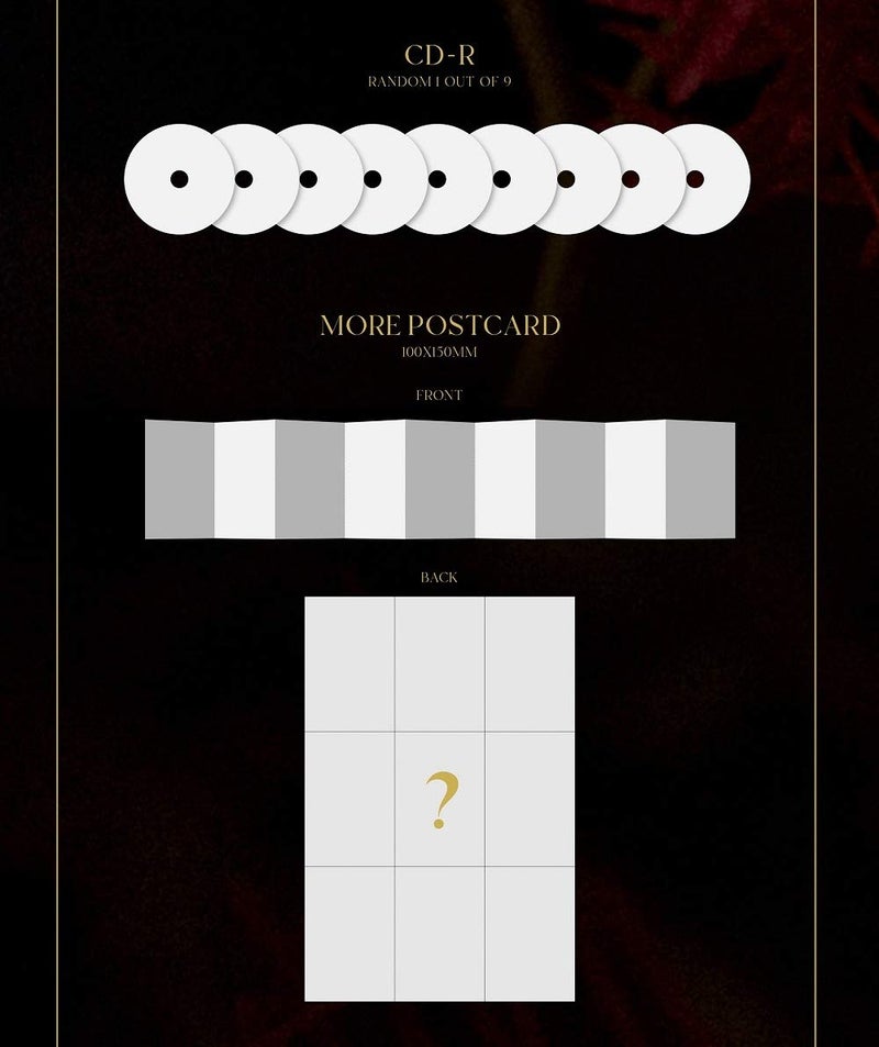 JYP Twice - More & More (9th Mini Album) Album+Extra Photocards Set (A+B+C ver. Set) - Image 3